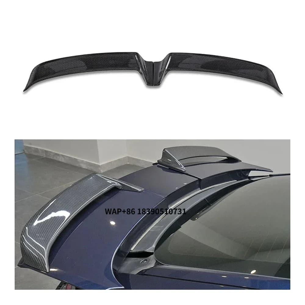Hot Selling Dry Carbon Fiber Rear Trunk Spoiler Roof Wing for Panamera/E-Hybrid/GTS/Turbo 2017-2023
