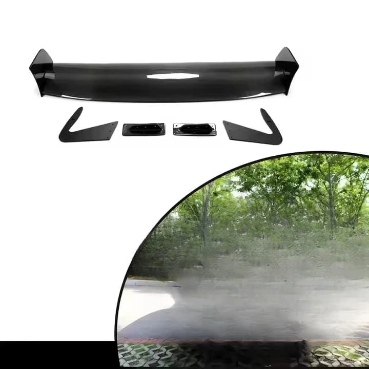 for Carbon Fiber /FRP Big Barb Volte Spoiler Rear Trunk Spoiler Boot Lip for Nissan GTR Ford Mustang Toyota GT86 Subaru BRZ