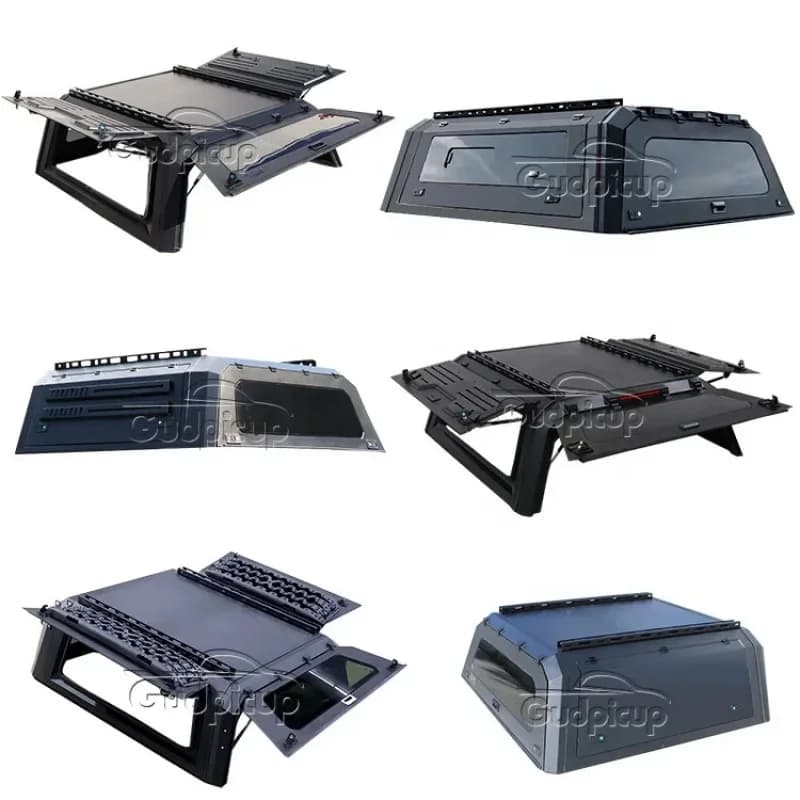 Benext Hardtop Pickup Canopy For Nissan Ute 1500 Ram Gladiator Hilux-Aluminum Kitchen Shelf For Cars