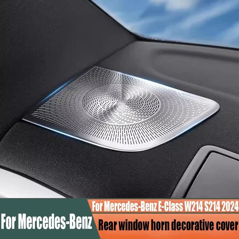 Rear window horn protection decorative cover car interior decoration accessories For Mercedes-Benz E-Class W214 S214 2024