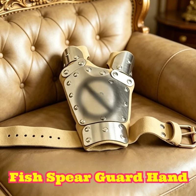 Fish Dart Hand Guard 1.0mm Thick Steel Plate Armour Protector Slingshot Fish Shooting Safety Durable Sturdy Resistant Outdoor