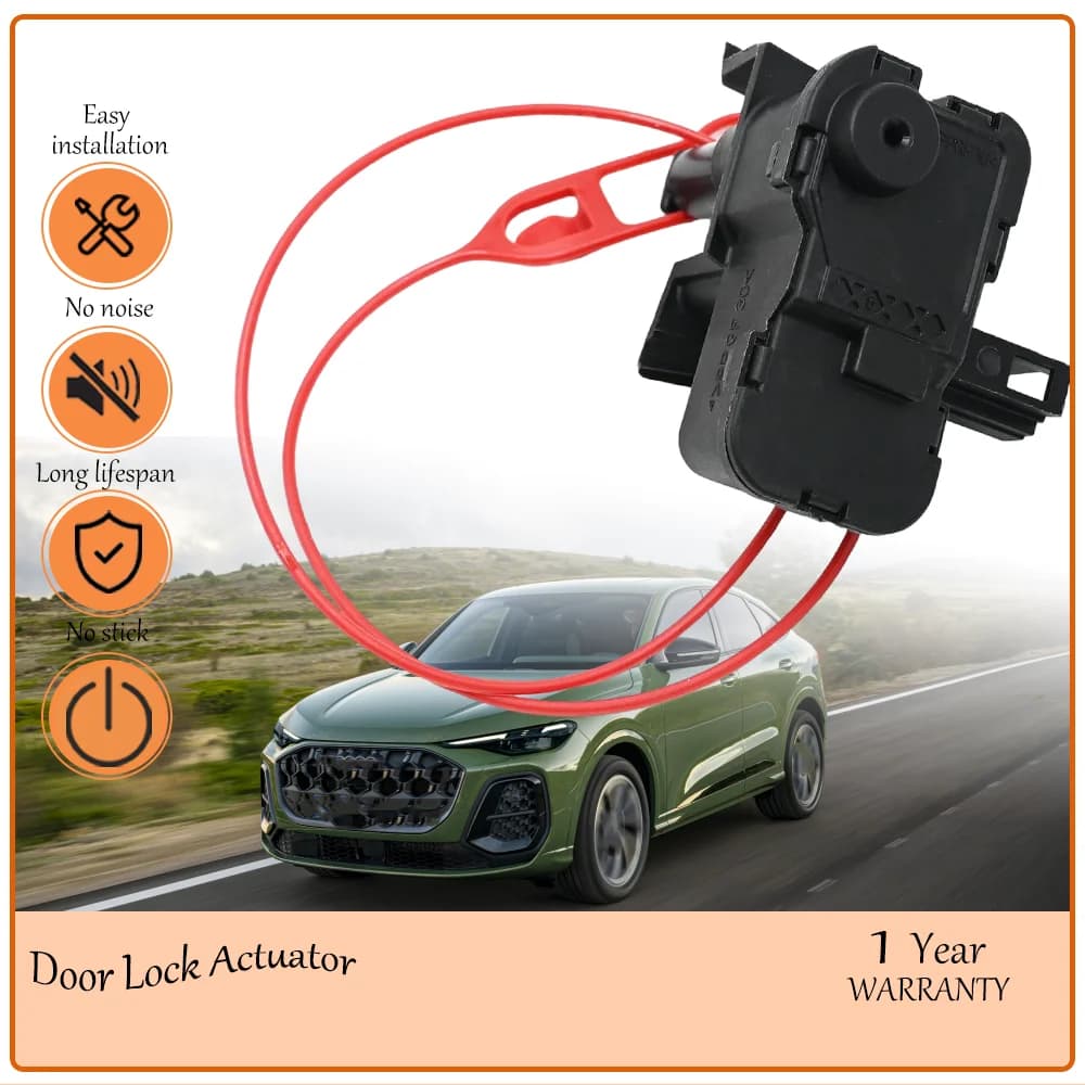 Rugged-Molded Fuel Filler Door Lock Actuator Assembly,Fit with Audi A4 A5 Q5 RS5 S4 SQ5 Coupe Models,oem 8K0862153H, 95850415303