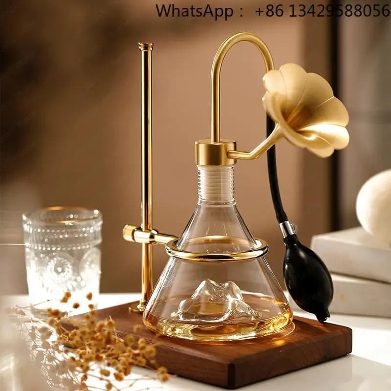 Smelling Vessel Incense Installation Displays Wine Smeller Copper Horn Sniffing Bottle