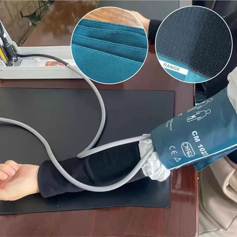 High Quality NIBP Cuff for Adult Arm 25cm-35cm Single Double Tube with Connector Hose Factory Wholesale Stock Pressure Cuff