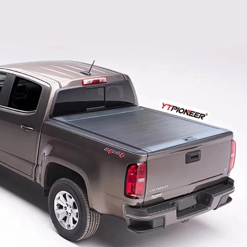 Hard Tri-Fold Tonneau Cover For Chevrolet Colorado Canyon Aluminum Alloy Retractable Manual/Electric Waterproof