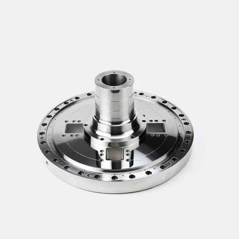 0.005mm Tolerance Duplex Steel Drum End Cover Flange & Shaft Sleeve Type Large End Cap for Horizontal Centrifuge Separator