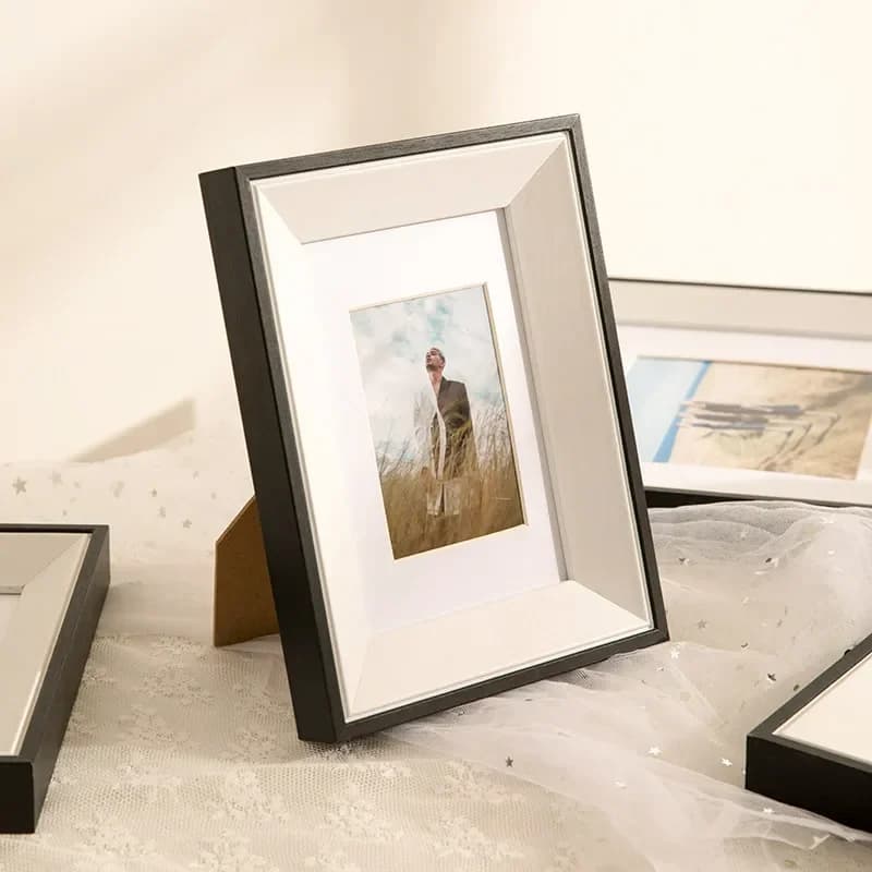 Blank Wooden Photo Frame Stand 7 8 10 12 Inch A4 Art Print Mounting Frame Desktop Tabletop Home Decor Wall Hanging Picture Frame