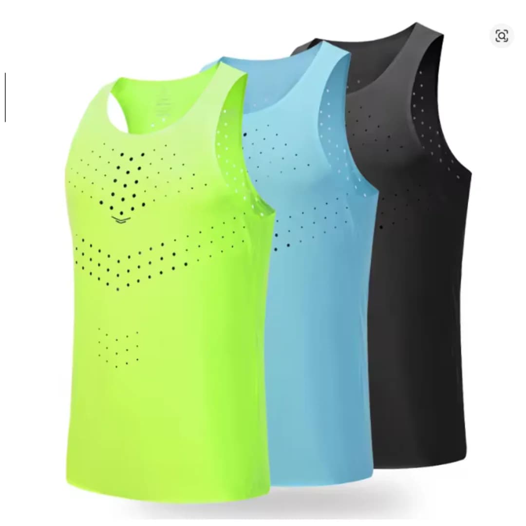 Summer Basketball Mesh Tank Lightweight Marathon Running Sport Vest Tops Track Field Training jersey shirt Vest Men's Clothes