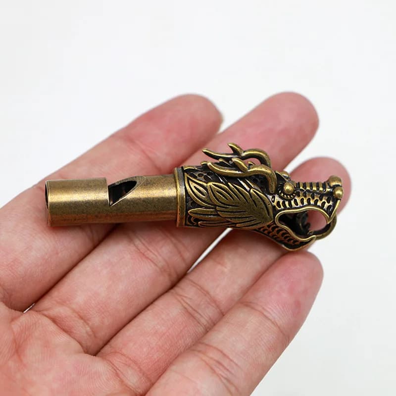 Dragon head whistle, car accessory, keychain pendant, unisex, for outdoor survival