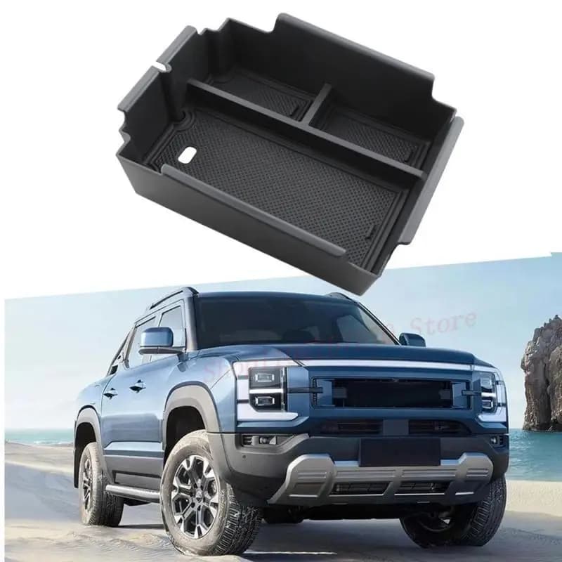 Center Console Armrest Storage Box For BYD Shark 2024 2025 Organizer Tray Car Interior Modified Accessories