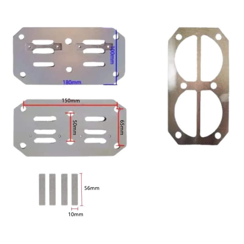 Air Compressor Accessories 2065/2070 Air Pump Connected Double Cylinder Valve Plate Combination
