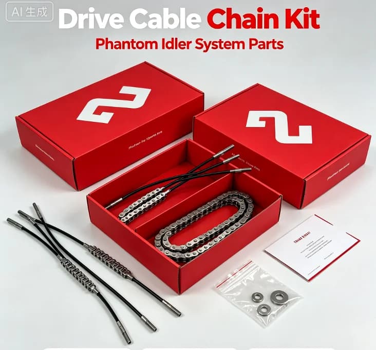 High‑Tensile Strength Phantom Drive Idler Cable Chain for Pedal Kayak System Heavy‑Load Boat Replacement Cable Parts
