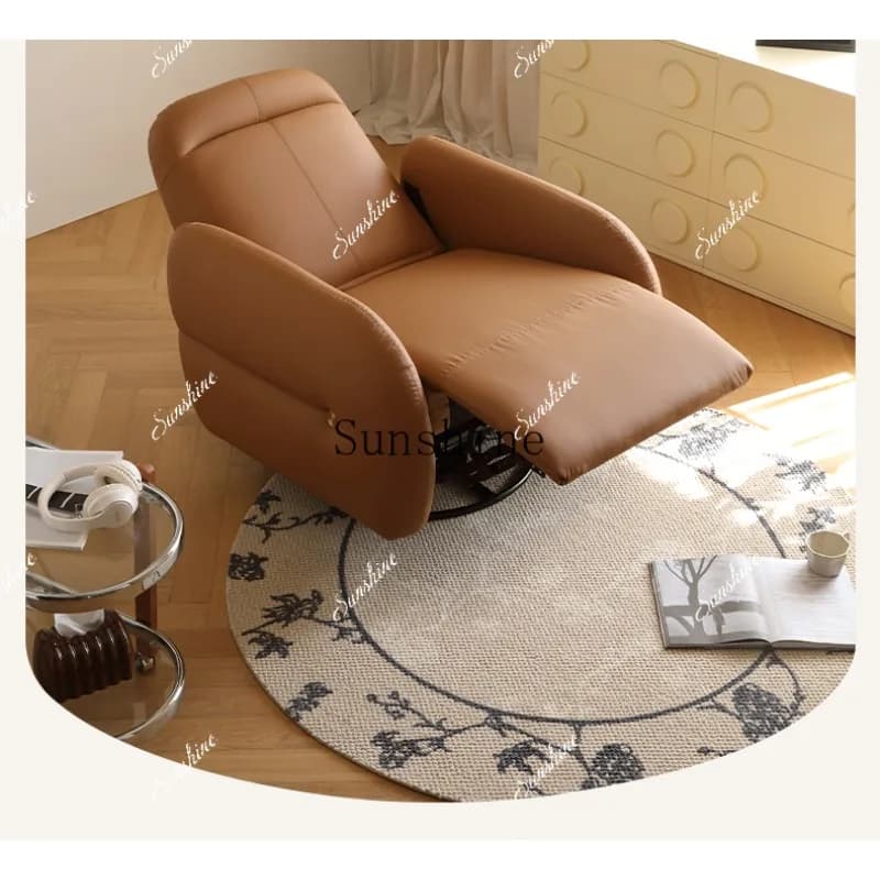 Multifunctional sofa chair French retro style living room rotatable electric single sofa  FT