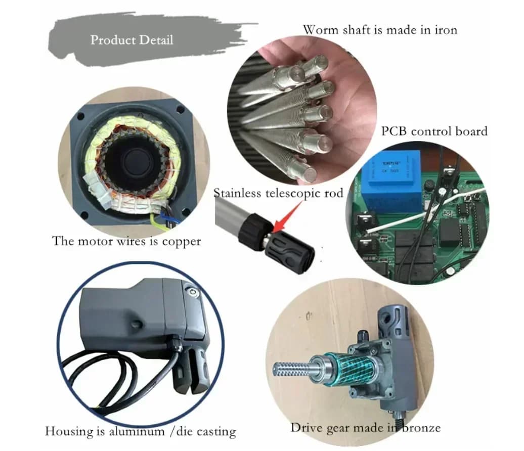 500KG *2 dual dc24v motor solar energy automatic swing gate operators kit