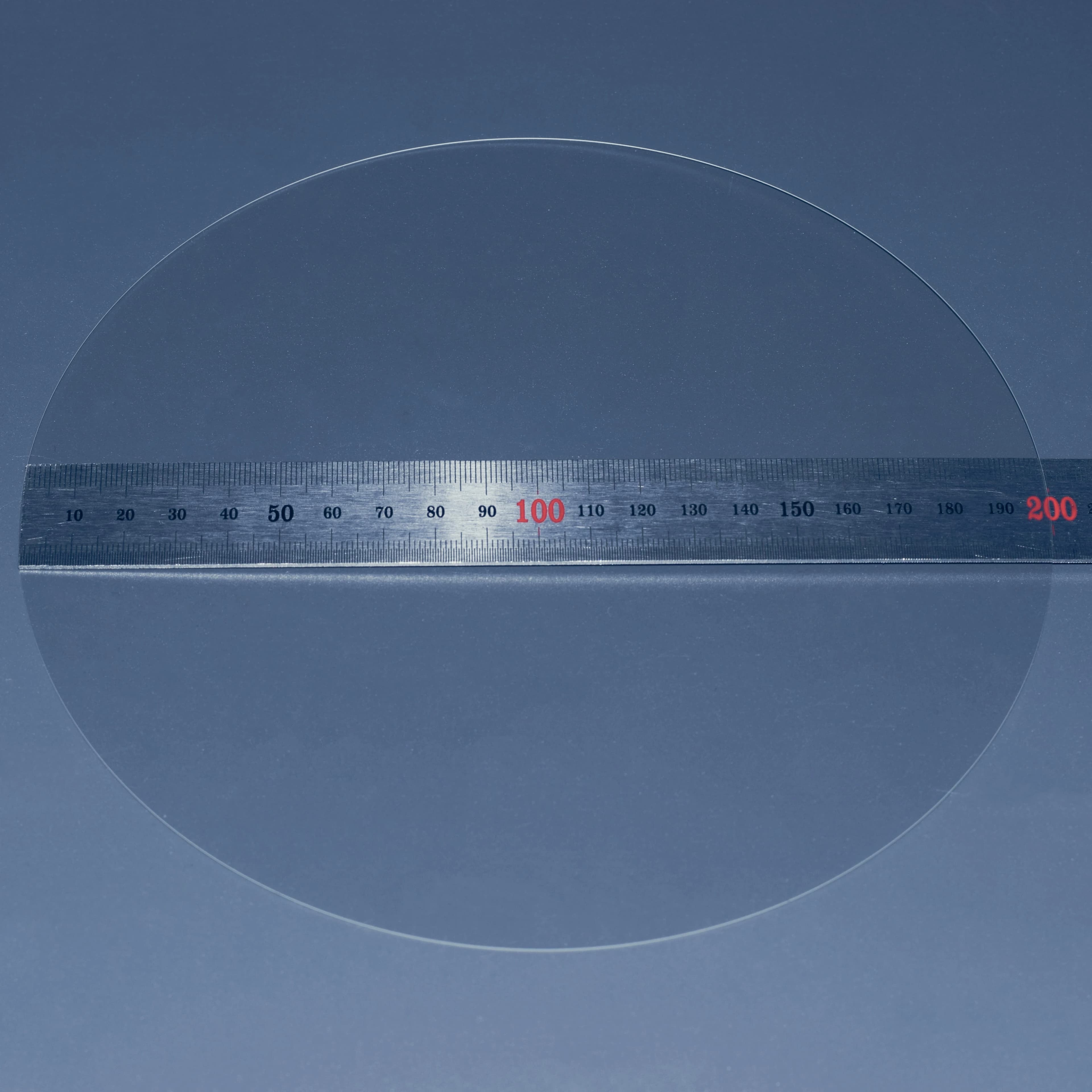 2'' 4'' 6'' 8inch Optical glass wafer substrate for semiconductor D50/100/150/200mm clear low-iron glass plate for laboratory