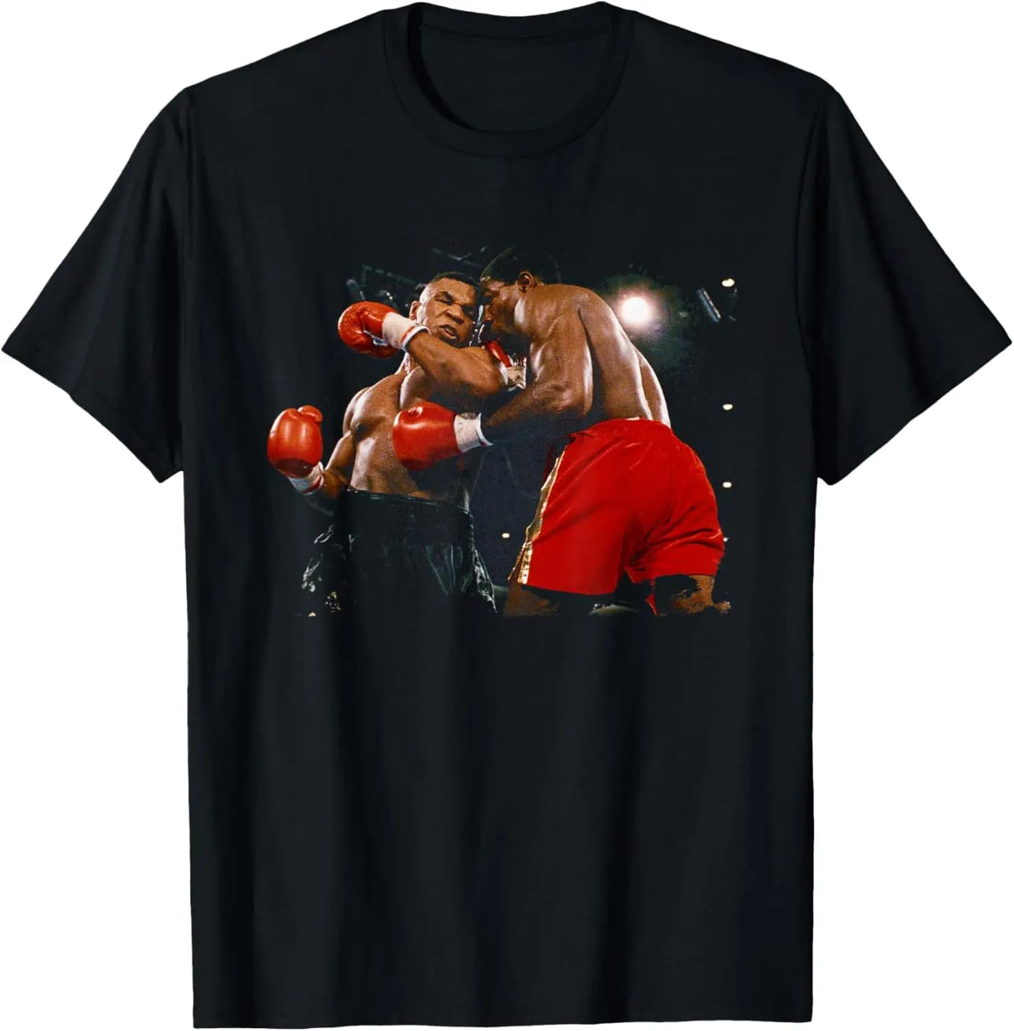 Mike Tyson Frank Bruno Heavyweight Championship Fight T-Shirt 100% Cotton O-Neck Short Sleeve Summer Casual Mens T-shirt