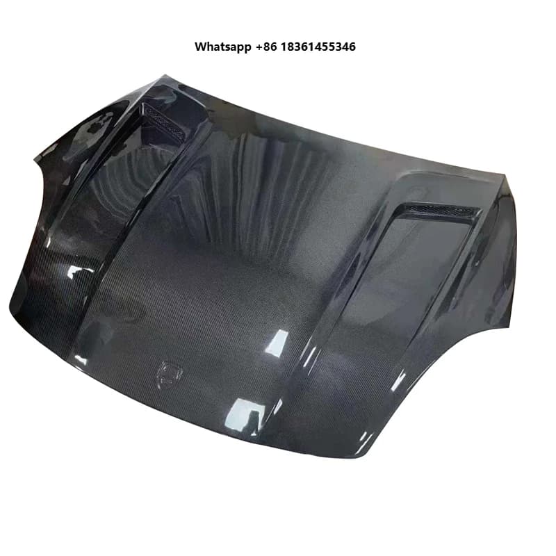 For 9YA 9Y0 Wet Carbon Fiber Hood