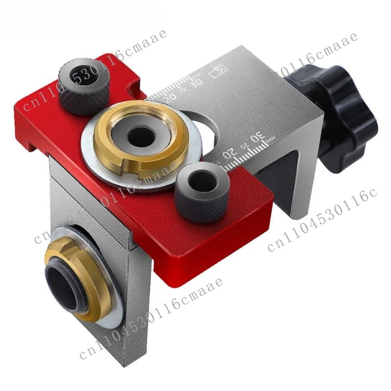 3-In-1 Straight Hole Punching Positioner Log Tenon Connector Hole Opener Panel Furniture Multifunctional Punching Tool