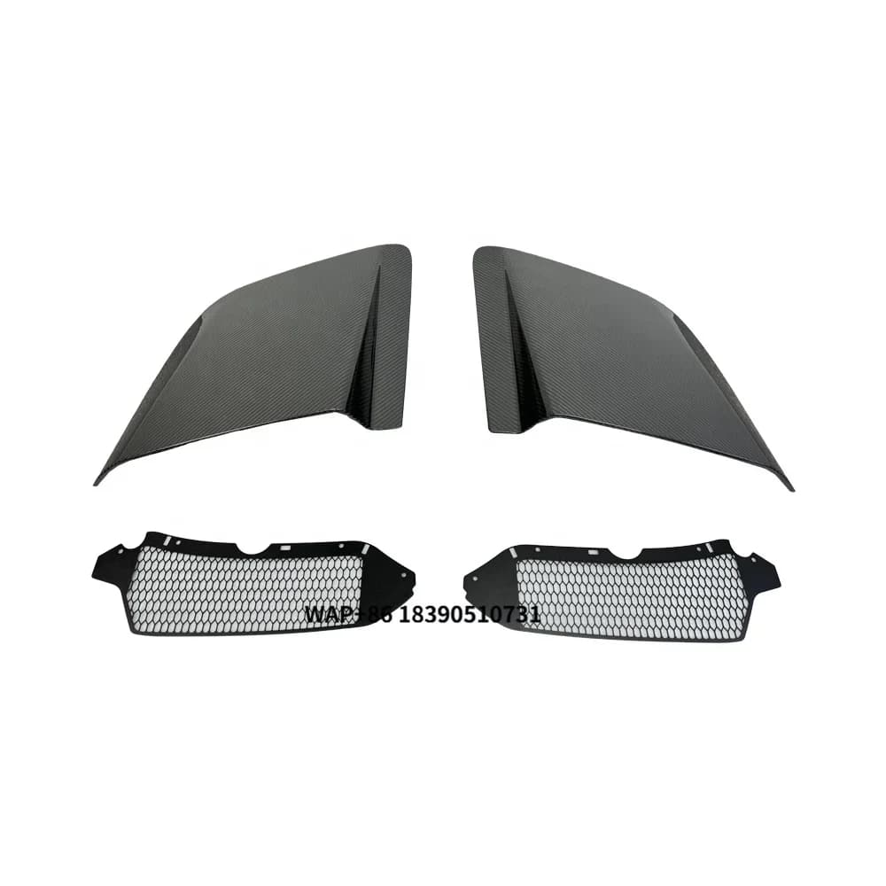 21-23 Dry Carbon Fiber Side Vent Trim Side Plate /side Door Panel for R8 Air Intake Panels/capristo Style