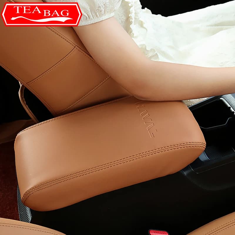 For GWM Haval H5 II 2nd Gen 2023 2024 Car Styling Interior Armrest Anti-dirty Pad Cover PU Leather Auto Modification Accessories