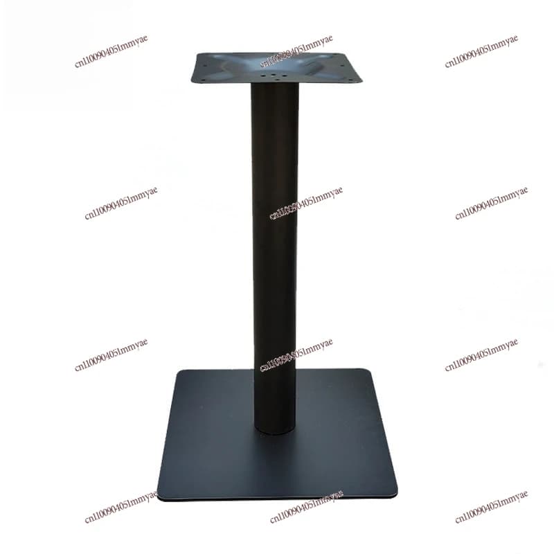 Square circle table foot milk tea coffee shop wine bar table steel plate bracket table leg metal accessories