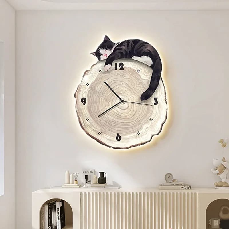 Modern Bathroom Clock Wall Mechanism Luxury Living Room Bathroom Aesthetic Nordic Wall Watch Fashion Horloge Home Decoration