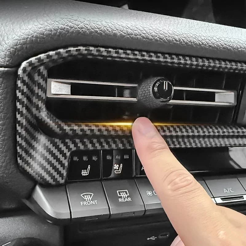 for Land Cruiser 250 LC250 24-26 Center AC Vent Trim Cover Outlet Decoration Frame Interior Accessory