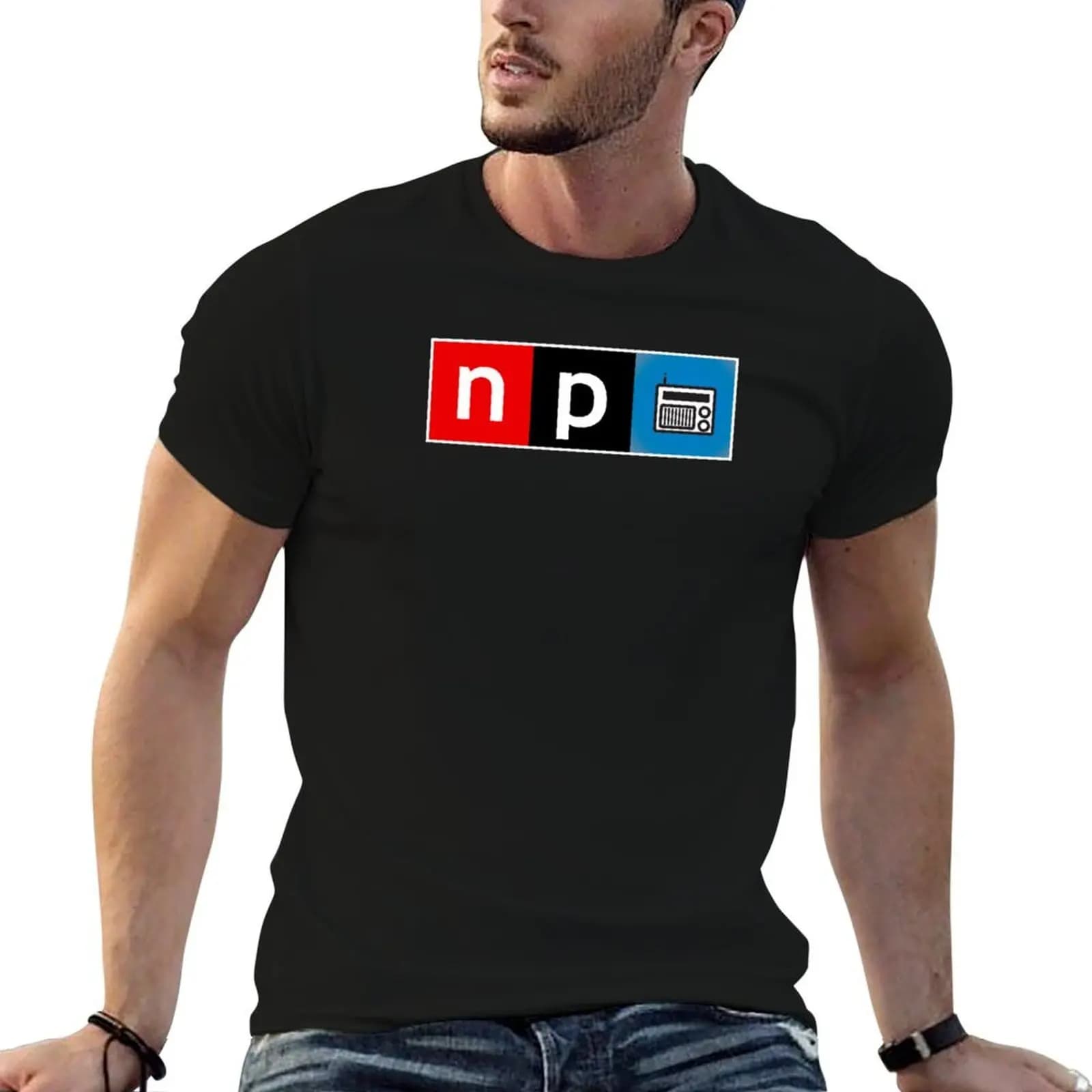 National Public Radio T-Shirt anime stuff Louboutins Men's clothing