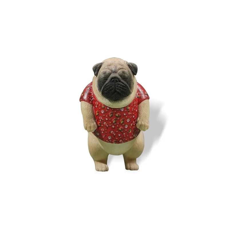 Internet celebrity flower jacket padded jacket cute pet spoof dog dog model ornament figure tide play