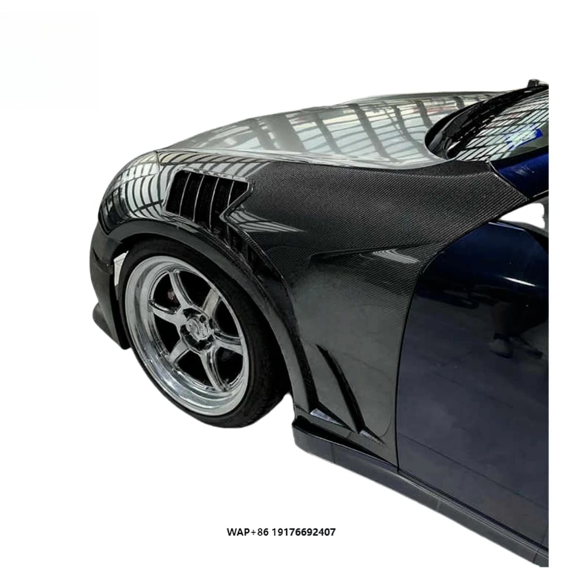 Carbon Fiber Front Venting Mudguard forInfiniti G37 Coupe AT-TK Car