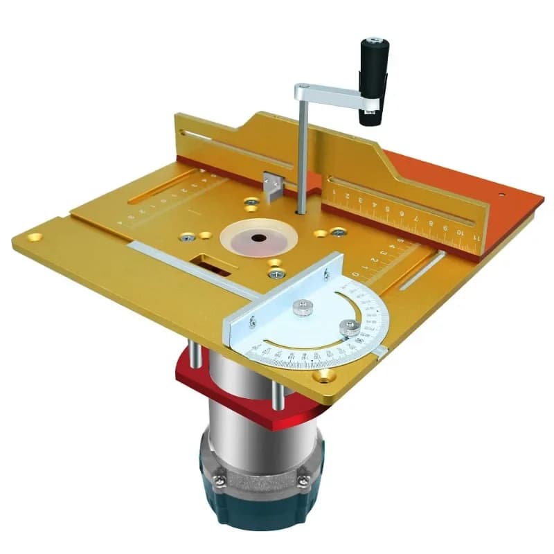 Open tenon aluminum alloy flip-chip plate, bakelite milling chamfer trimming machine flip-chip plate, woodworking engraving
