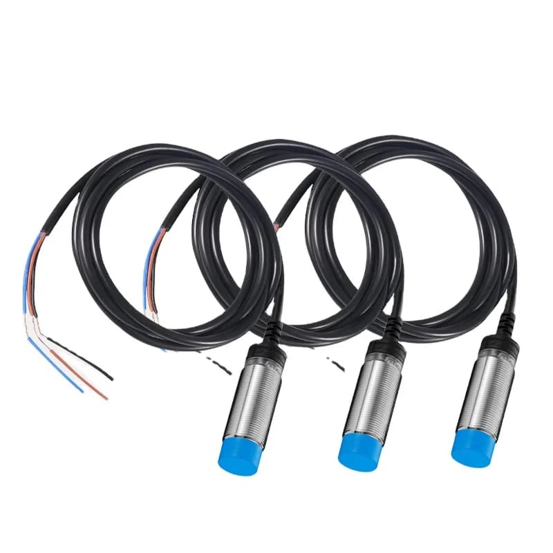 M8 M12 M18 M30 Proximity Sensor, Waterproof 24V NPN PNP NO NC 2mm-25mm Induction Distance DC AC Inductive Proximity Switch