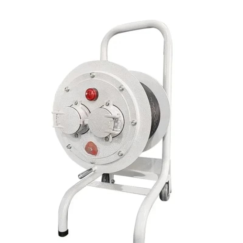 Mobile dust gas wiring winding reel explosion-proof cable reel