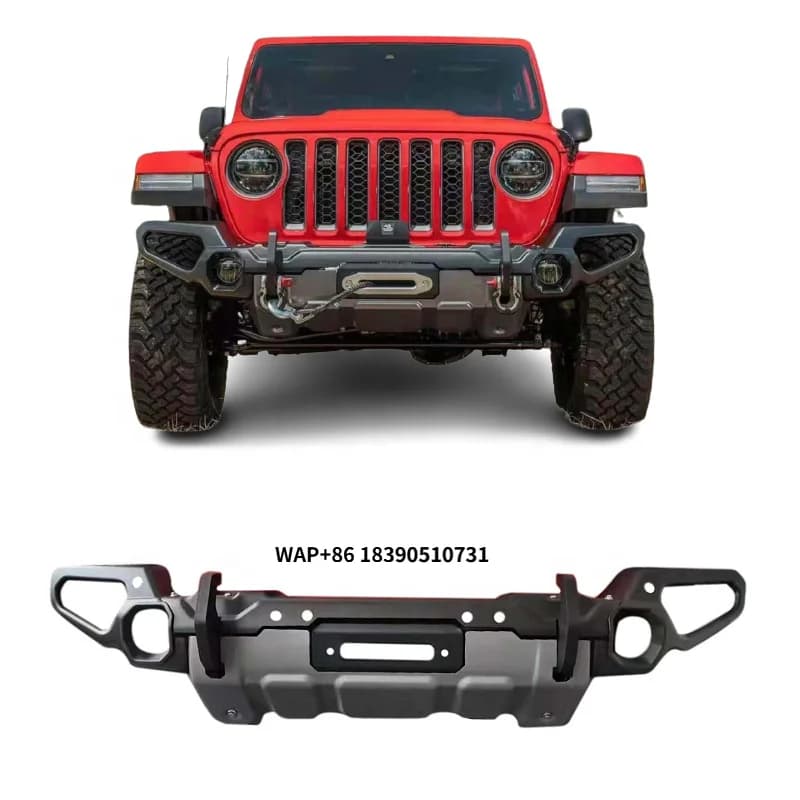 Car Front Bumper Manufacturer for Wrangler JL & Gladiator JT for JL wrangler Accessories 2018+ JL Front Bumper