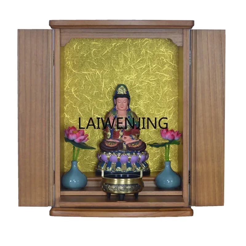 LYN Buddhist shrine offering table for household use God of Wealth incense table Buddhist cabinet