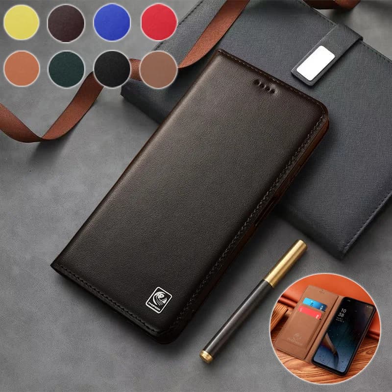 Napa Genuine Leather Flip Case For Huawei Mate 20 20X 30 40 50 60 70 80 Pro Plus Max Lite RS Ultimate Phone Cover Card Cases