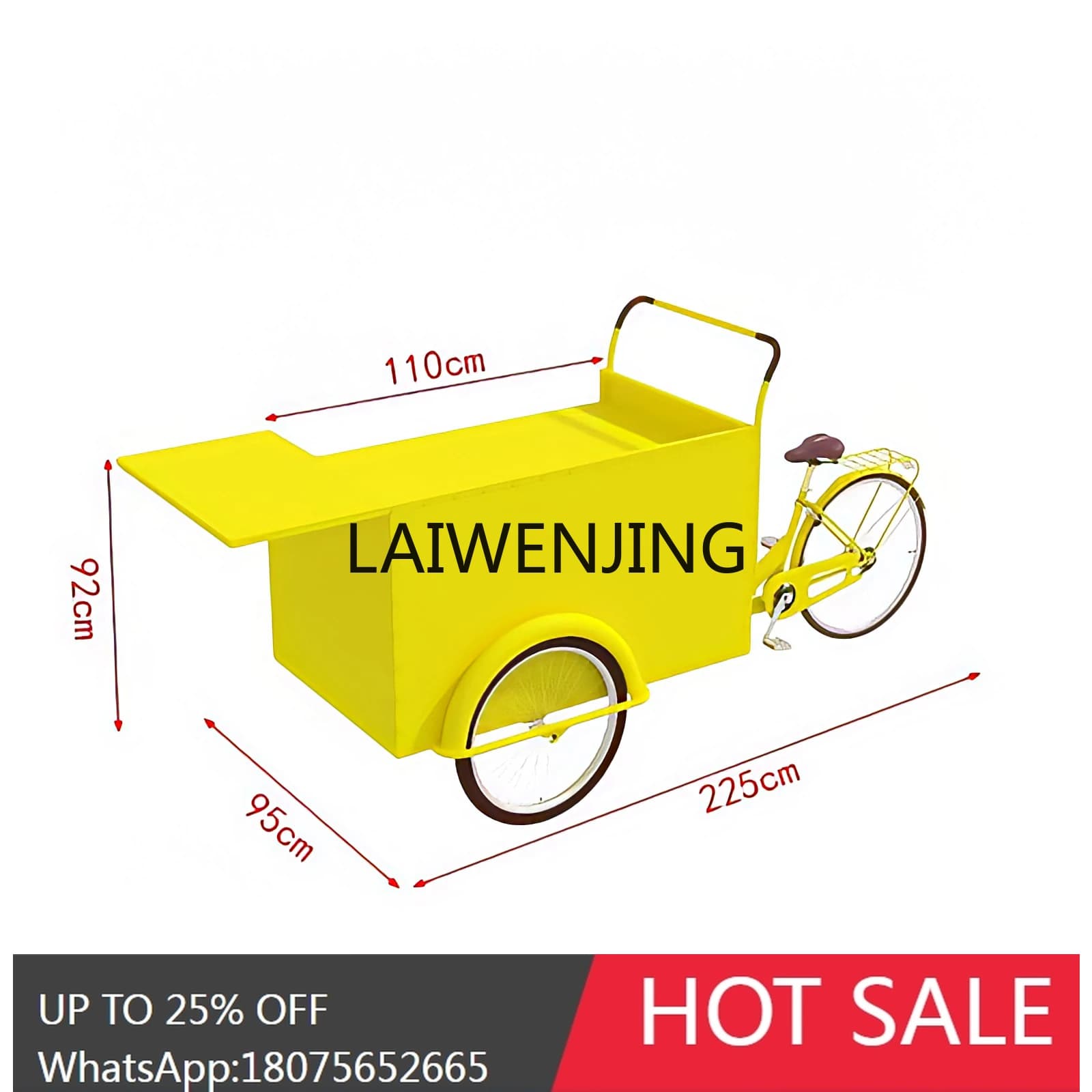 SGF Outdoor Multifunctional Mobile Street View Food Truck Commercial Promotion Wrought Iron Float