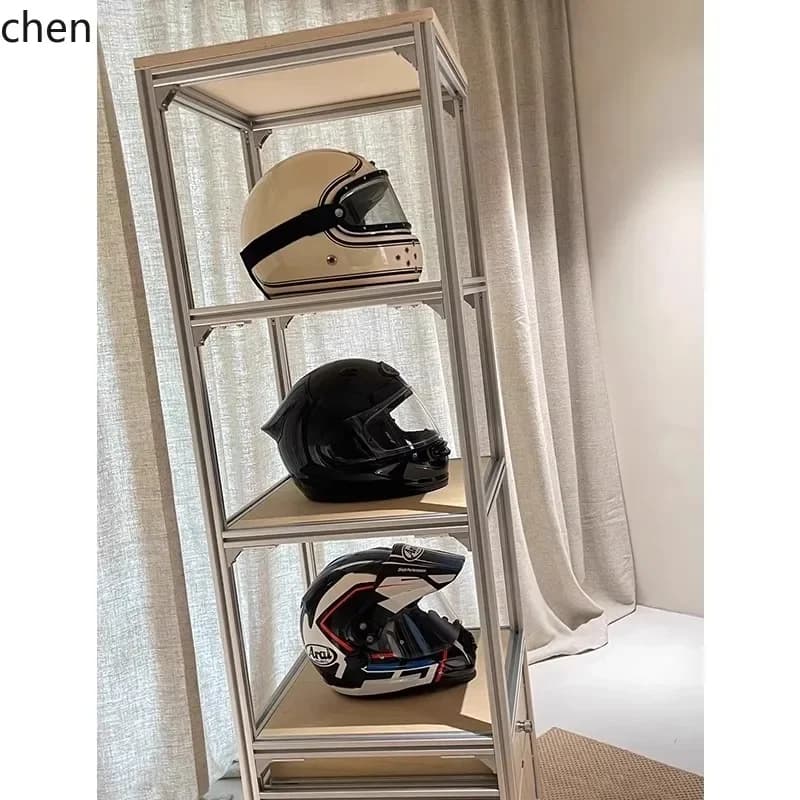 Ocean Board High Cabinet With Drawers Entryway Living Room Storage Cabinet With Wheels Movable Display CabinetN1