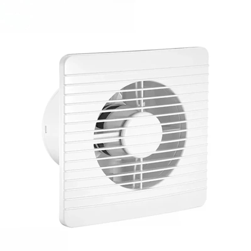 panel window installation ventilation fan, bathroom use air pressure type ultra-thin AC ABS plastic white exhaust ventilation