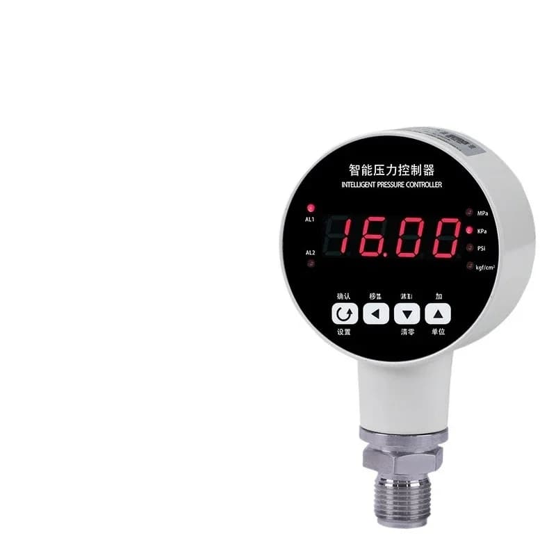 Intelligent Digital Pressure Switch Controller High Precision Digital Pressure Gauge Water Vapor Hydraulic Negative Pressure