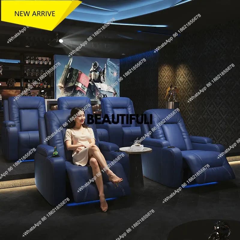 M138Home Theater Sofa, Private Villa, Basement Cinema Hall, Movie Watching Electric Adjustable Sofa