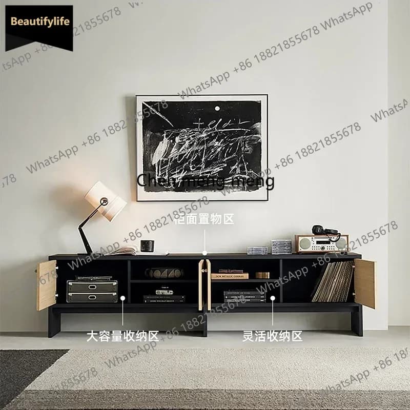 Q181 Italian Design Wooden TV Stands Supports Modern Entertainment Center TV Stands Living Room Home Furniture Televisie Kast