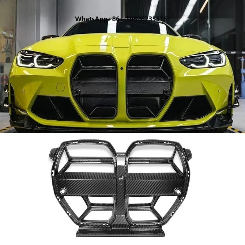 Wholesale Dry Carbon Front Bumper  Center Mesh Grill Grille for  M3 G80 M4 G82 G83