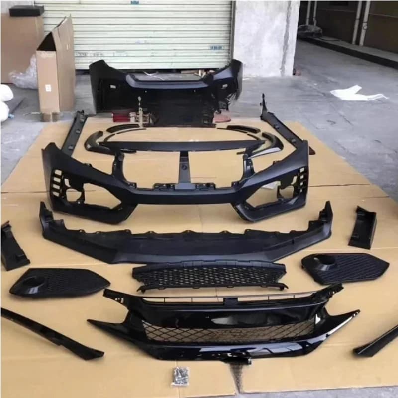 High Quality Upgr Type R Style Body Kit Fit & Up Models Facelift Exterior Modified Auto Parts