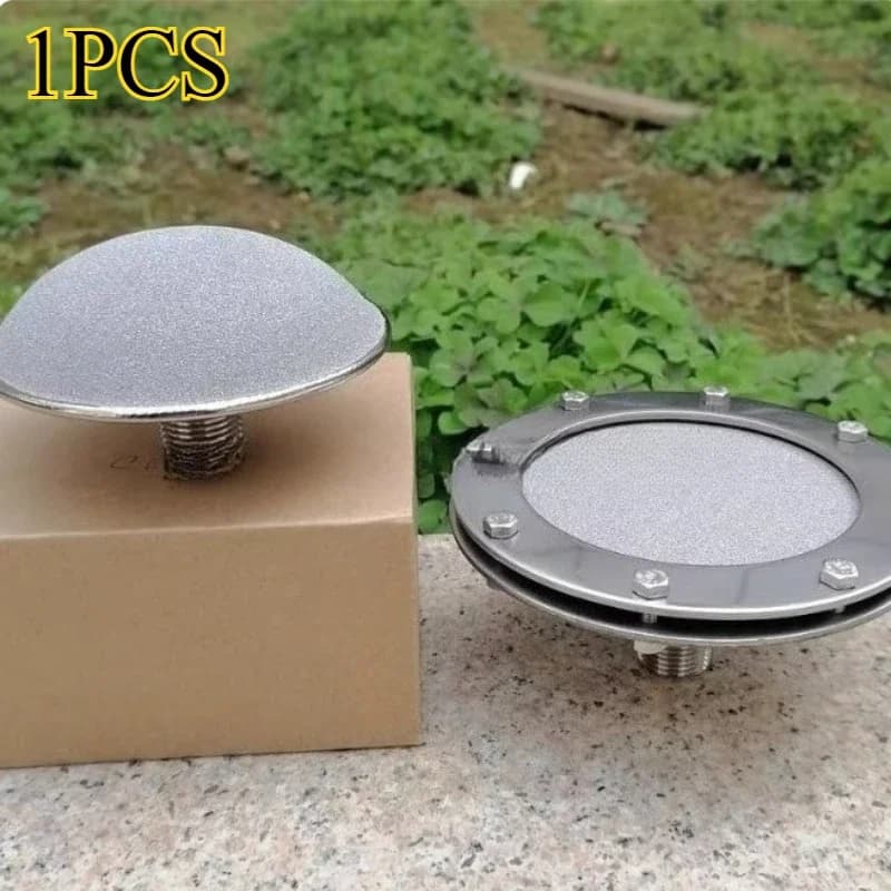 1PC Titanium Alloy Ozone Diffuser Aeration Head Oxygenating Aerator Bubble Diffuser Air Disc Aeration Tray for Water Treatment