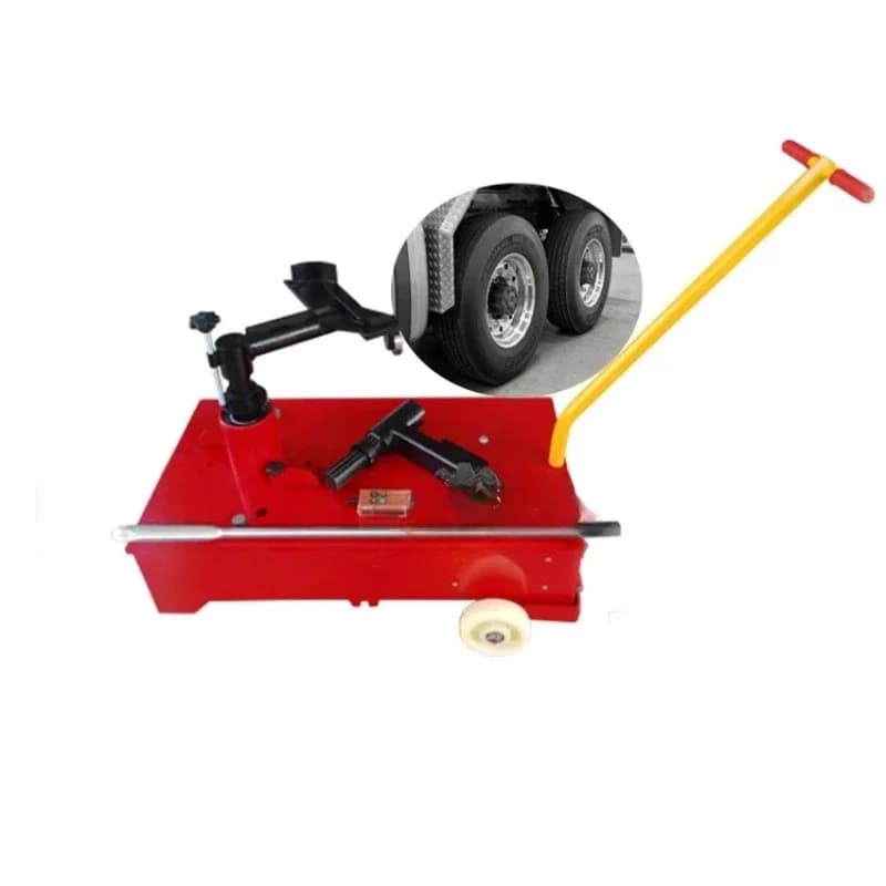 Pneumatic truck tire changer mounting tire remover