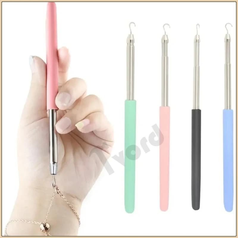 1 PC Tool Hook for Jewelry Bracelet Necklace Fastener Watch Strap Helper Clasp Wearing Aid Hanging Device