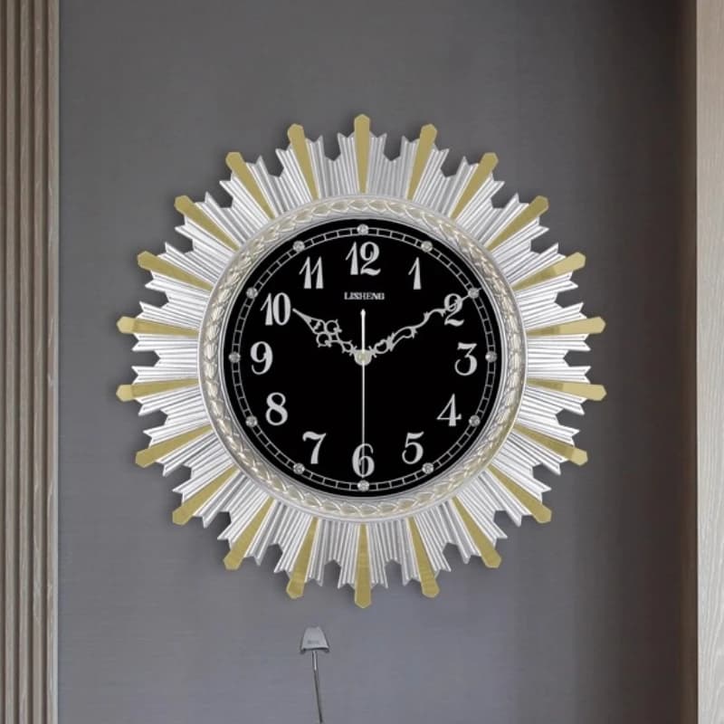 Wall Clock European Living Room Personality Creative Clock Silent art Wall Clock Bedroom Restaurant Kitchen Wall Decoration