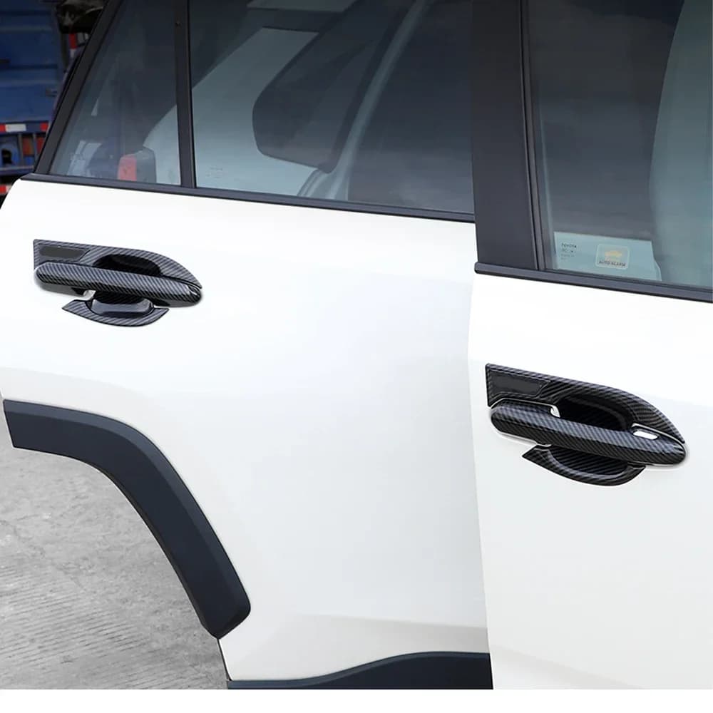 For Toyota RAV4 2020 2021 2023 2024 2025 Car Door Handle Cover Protector Auto Accessories Handle Bowl Styling Trim Stickers