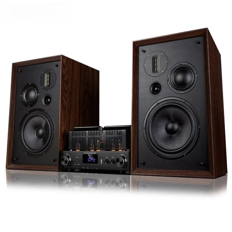 S308 fever bile machine combination audio set three-way frequency 8-inch hifi bookshelf speaker home